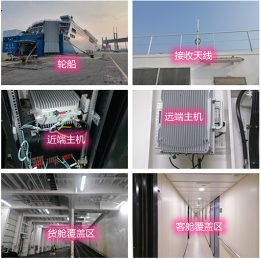  白水海上游轮轮船渔船覆盖案例